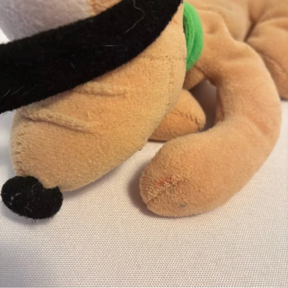 Disney Store Vintage 90's Pluto Bean Bag Plush Toy